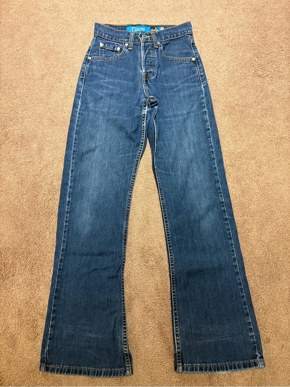 Vintage Levi’s silver tab blue flare jeans size 25